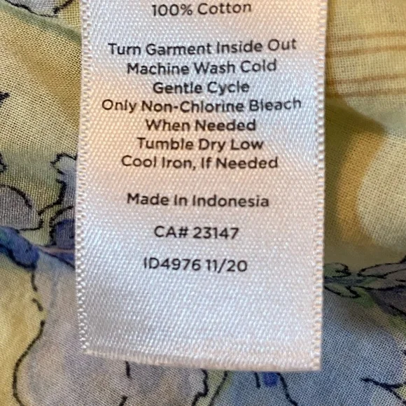 Floral Yellow Blouse - Picture 5 of 5